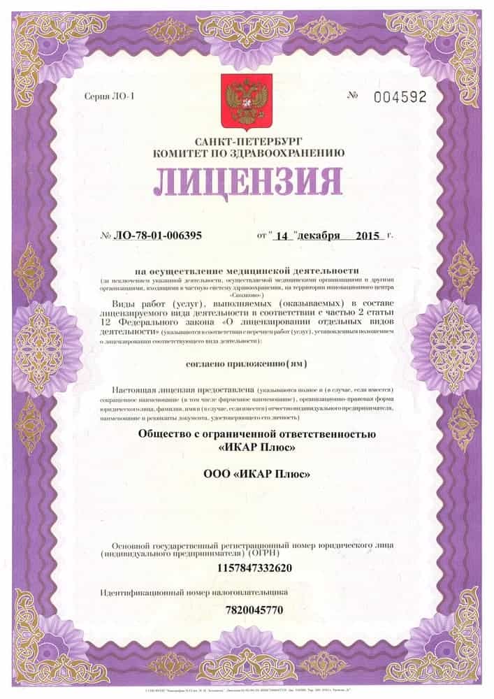 лицензия