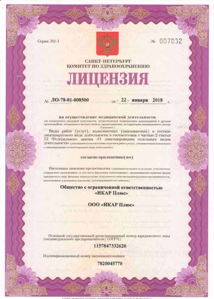 лицензия